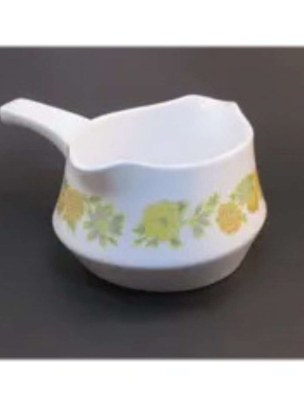 Noritake SUNNY SIDE Gravy Sauce Boat, 2 Spouts, Made in Japan